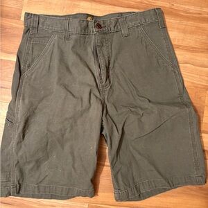 SOLD Carhartt Men's Dark Olive Cargo Shorts